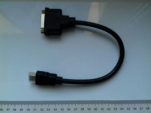 DVI do HDMI 24+5 Adapter-kabel, HDMI - DVI-D Dual-Link, Converter 2560
