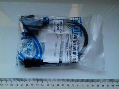 DVI do HDMI 24+5 Adapter-kabel, HDMI - DVI-D Dual-Link, Converter 2560