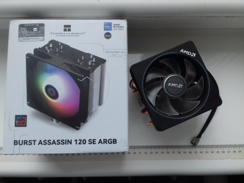 AMD Wraith Prism chłodzenie RGB, AM4 AM5, w pudełku zamiennym od Therm