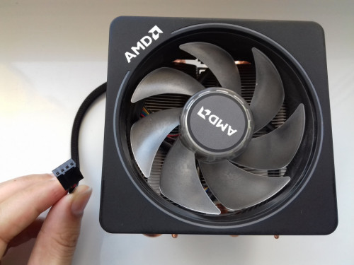 AMD Wraith Prism chłodzenie RGB bez zapięcia, AM4 AM5, w pudełku, spra
