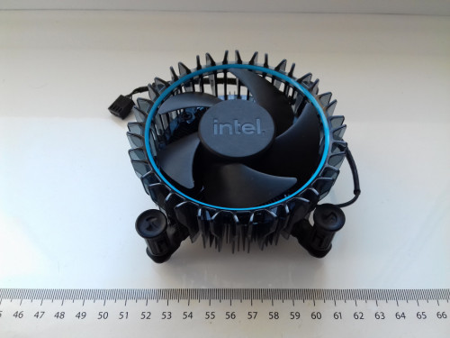 BOX Intel Laminar RM1 Cooler, 12th, 13th, 14th, PWM, 4pin, 65W, miedzi
