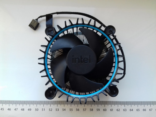 BOX Intel Laminar RM1 Cooler, 12th, 13th, 14th, PWM, 4pin, 65W, miedzi