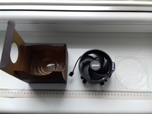 Chłodzenie AMD Wraith Stealth, AM5 AM4, Nowe w pudełku, Ryzen3,5,7, ma