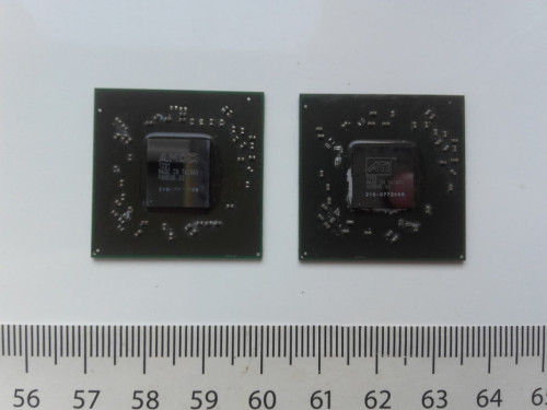 Chip, rdzeń AMD, ATI, 1201, 1033, używane, niesprawdzone jako uszkodzo