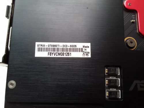 ASUS STRIX GTX 980 Ti DirectCU III, GTX980Ti 6GB GDDR5 384bit, GeForce