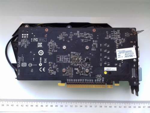 MSI GeForce GTX750Ti Gaming 2GB GDDR5, DVI, HDMI, VGA, niedziałająca,