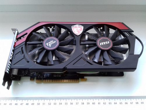 MSI GeForce GTX750Ti Gaming 2GB GDDR5, DVI, HDMI, VGA, niedziałająca,