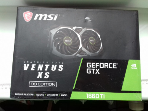 MSI GeForce GTX1660Ti 6GB GDDR6, HDMI, 3xDisplayPort, 192bit,  GTX 166