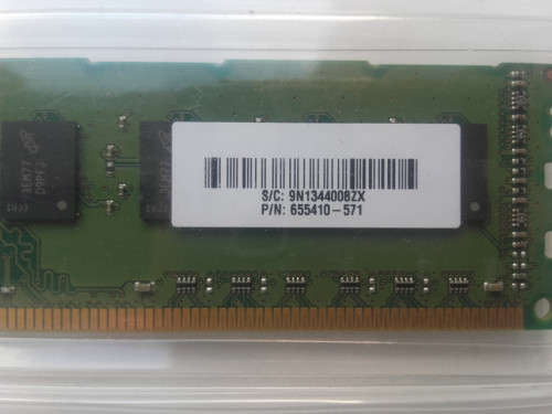 Micron DDR3, 8GB,(4GB+4GB), 1600MHz, PC3 12800 DIMM, HP, Używana Spraw