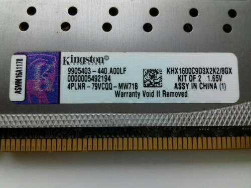 Kingston HyperX Genesis, DDR3, 4GB 1600MHz, 1,5V, Sprawne, 2172246