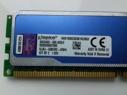 Kingston HyperX blu, DDR3, 4GB 1600MHz, 1,5V, CL11, nie działa, KHX160