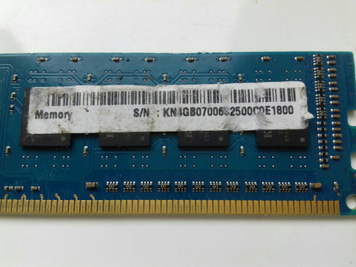 Kingston, DDR3, PC3L 4GB 1600MHz, 12800U, nie działa, KN4GB07006318279