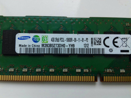 Server, Samsung DELL, DDR3, 4GB, PC3L, 1333MHz, 10600R, 1,35V, CN M393