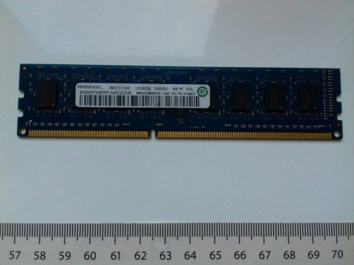 RAMAXEL DDR3 4GB PC3L 1600Mhz, 12800U-11-13-A1, HMT451U6BFR8C-PB, 2172