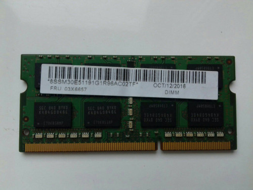 Samsung DDR3 8GB, PC3L-12800S, SODIMM, 1,35V, 1600MHz, laptopowy, CL11