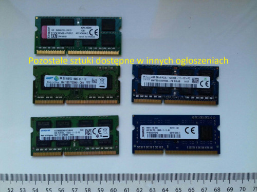 SK hynix DDR3 4GB, PC3L-12800S, SODIMM, 1,35V, 1600MHz, laptopowy, HMT