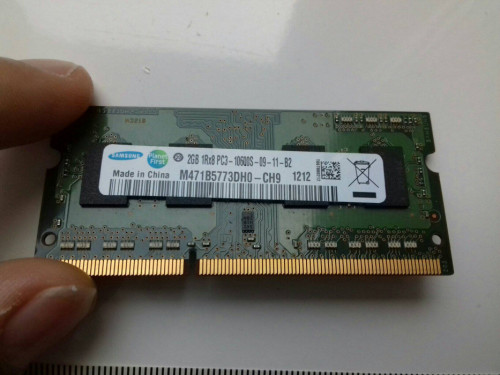 Samsung DDR3 2GB, PC3-10600S, SODIMM, 1,5V, 1333MHz, laptopowy, CN M47