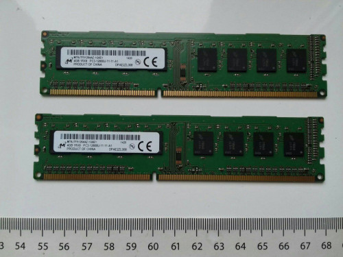 Micron DDR3 4GB PC3 12800U, 1600Mhz, CL11, MT8JTF51264AZ-1G6E1 420, RD