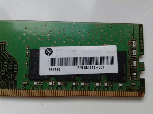 Kingston HP DDR4 8GB, 2400MHz, PC4-19200, używana sprawna przetestowan