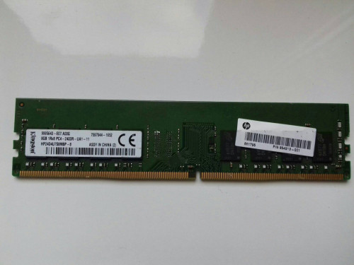 Kingston HP DDR4 8GB, 2400MHz, PC4-19200, używana sprawna przetestowan