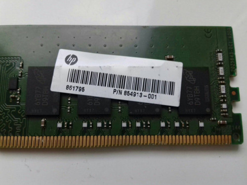 Kingston HP DDR4 8GB, 2400MHz, PC4-19200, używana sprawna przetestowan