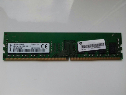 Kingston HP DDR4 8GB, 2400MHz, PC4-19200, używana, sprawna przetestowa