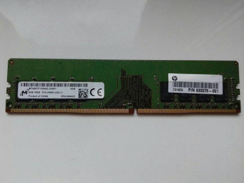 Micron HP DDR4 8GB, 2666MHz, PC4-21333, używana sprawna przetestowana,