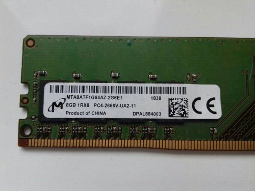 Micron HP DDR4 8GB, 2666MHz, PC4-21333, używana sprawna przetestowana,