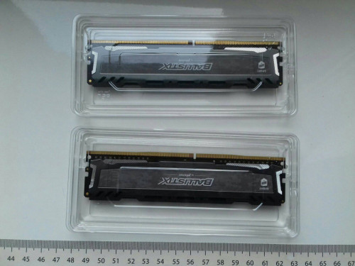 16GB Micron BALLISTIX DDR4 2x8GB 3000Mhz, PC4-24000, CL15, 1,35V, BLS8