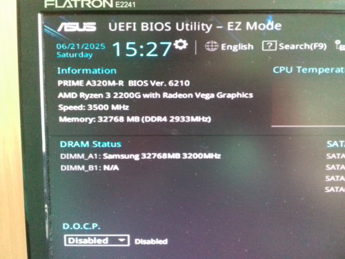 Samsung DDR4, 32GB, PC4 3200MHz, 2933Mbps, 1,2V, M378A4G43AB2-CWE, W85