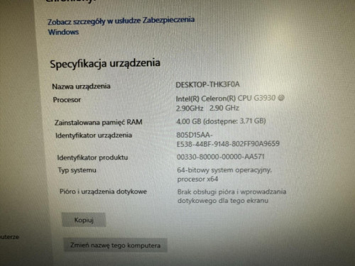 Płyta główna ATX ASRock H270 Pro4 Intel Celeron g3930 4gb ram ssd128gb