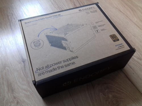 Pudełko od zasilacza ATX Endorfy Supremo FM5 Gold 750W, EY7A0082411002