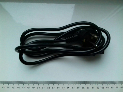 Kabel zasilania 230V 1,5m, 16A, zasilacza PC ATX NOWY TITAN 600W, 3x0,