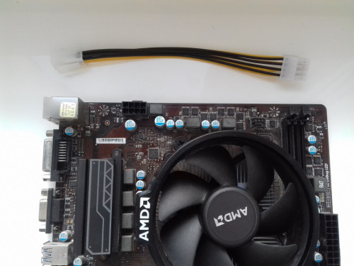 Adapter ATX EPS do MB-CPU z 4Pin męski na 8Pin żeński, EPS przejściówk