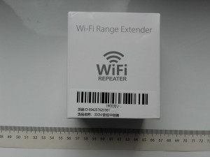 Bezprzewodowy wzmacniacz sygnału WIFI, 230V, RJ45, WPS, 2,4GHz, 300mbs