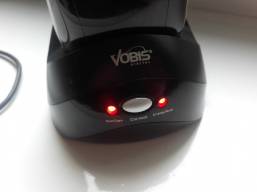 Myszka Vobis, bezprzewodowa z stacją USB, sensor optyczny, używana spr