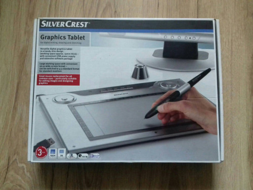 Tablet graficzny do rysowania na PC Silvercrest SGT 10.6 A2 Tablet Sil