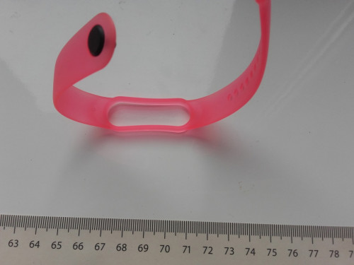 Pasek, Opaska sylikonowa dla Xiaomi Mi Band 5, 6, trochę przezroczyste