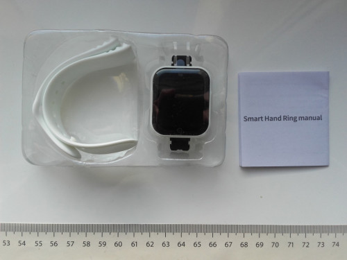 SmartWatch BT w kolorze białym, NOWY, kolorowy LCD jeden punkt dotykow