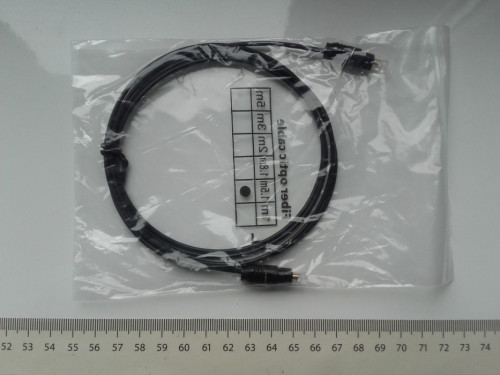Toslink SPDIF optyczny przewód audio cyfrowy 1,5m Fiber optic cable