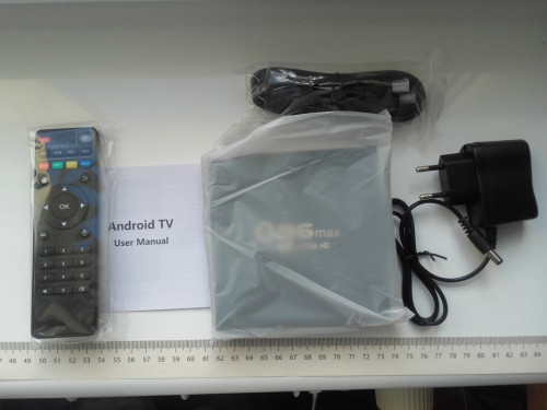 TV BOX, smart do TV, Q96max Android, WiFi 1GB+8GB, HDMI, USB, LAN, Aml