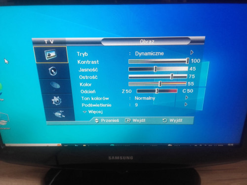 TV Samsung 26cali LE26R81B, sprawny, używany, HD, 2xHDMI, PC(VGA), Men