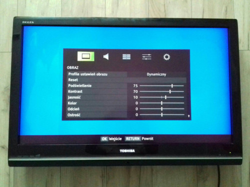 TV Toshiba Regza 37XV635DG 37cali, FullHD, HDMI, USB, EURO, PC(VGA), o