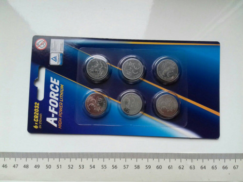 Bateria pastylkowa CR2032 A-Force Lithium 3V, Bateria litowa guzikowa