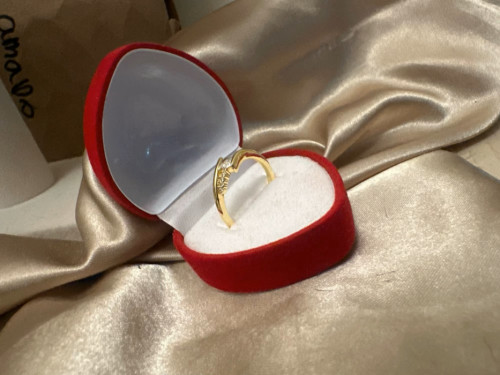 Pierścionek z cyrkonią biżuteria Elegancka