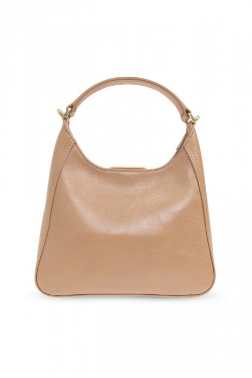 Torebka na ramię beżowa BB Soft typu hobo