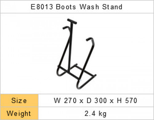 NOWY Stojak na buty motocyklowe E8013 Boots Wash Stand pomocny wygodny