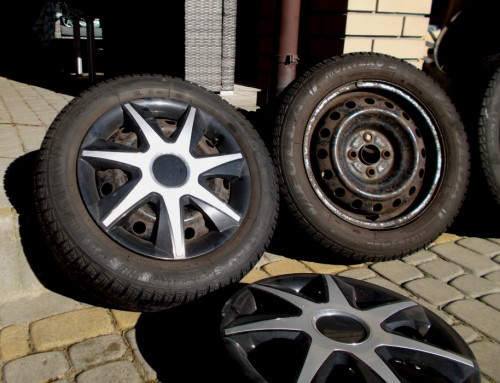 Koła zimowe 15" 4x100 Toyota, Suzuki + kołpaki