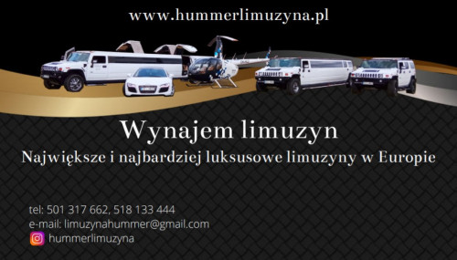 Hummer H2sprzedam  hummer limuzyna 18 metrowa jedyna w europie