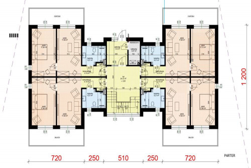 Budynek z apartamentami w Grywałdzie